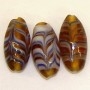 Brown Feather Beads