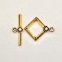 Gold Sqaure Toggle