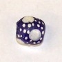 Blue Snowball Beads