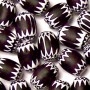 9x12mm Black Matt Chevron