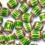 8x11mm Green Chevrons