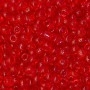 8/0 Trans Lt Red Seed beads