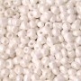 8/0 White Rainbow Seed Beads