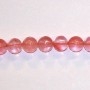 Synthetic Cherry Quartz 6mm Round