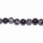 Snowflake Obsidian 6mm Round