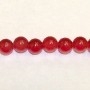 Synthetic Red Jade 6mm Round