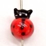 Lady Bug Lamp Bead