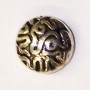 Pewter Domed Bead