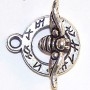 Pewter Bee Toggle