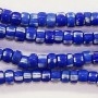 Old Blue Stripe Seed Beads