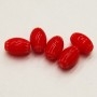 Red Chevron Beads