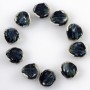 Boro Mini-Flower Midnight Blue Cloud