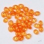 Twin Bead Mandarin Orange Pearl