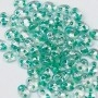 Twin Bead Crystal Mint Lined