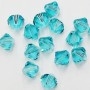 4mm Light Turquoise Crystals