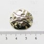Pewter Domed Link