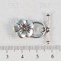 Flower Toggle Clasp