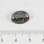 Flat oval bead