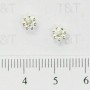 Bright Daisy spacer beads