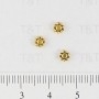 Antique Gold Daisy spacer