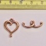 Copper Heart Toggle