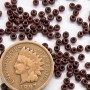 Size 10/0 Dk Bison Brown Seed Beads