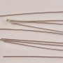 Shorty Silver Head Pins