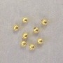 5mm Gold Plated Beads