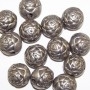 Silver Rosebud Beads