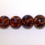 Amber Swirl Beads