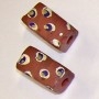 Brick Fancy Eye Beads