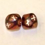 Brown Cross Bead