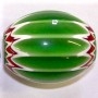 XL Green Chevron Bead