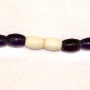 Navy & White Ovals